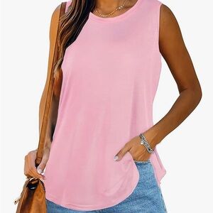 Elegant Pink Sleeveless Top for Women